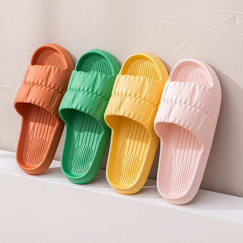 Summer Men Women Home Anti-slip Lightweight Foam Slippers Household Couple Sandals Slippers