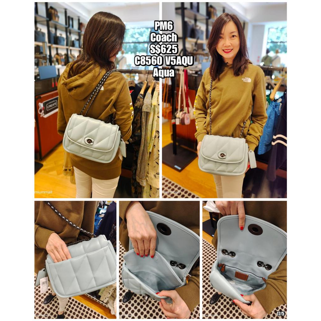 PRE-ORDER PM6 COACH C8560 V5AQU BAG