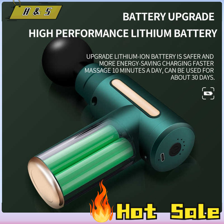 ?【SG Stock】Massage Gun Fascial Muscle Deep Tissue Fascia gun Training Exercisin Pain Relief Body Shaping